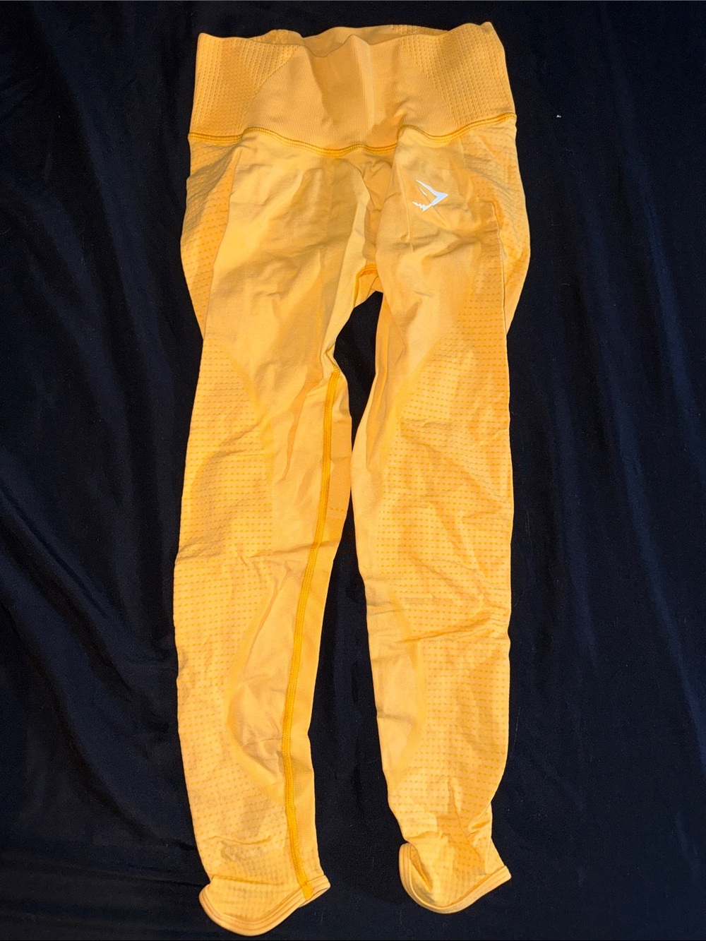 Gymshark Yellow Seamless High-Waist Leggings